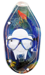 SCUBA - SILICON COMBO SET ADULT BLUE